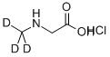 Structure of N-METHYL-D3-GLYCINE HCL