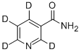 Structure of NICOTINAMIDE-2,4,5,6-D4