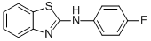 BENZOTHIAZOL-2-YL-(4-FLUORO-PHENYL)-AMINE结构式