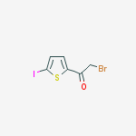 2-bromo-1-(5-iodothiophen-2-yl)ethanone结构式