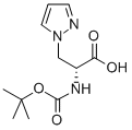 Structure of (R)-2-TERT-BUTOXYCARBONYLAMINO-3-PYRAZOL-1-YL-PROPIONIC ACID