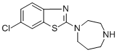 Structure of 6-CHLORO-2-(1,4-DIAZEPAN-1-YL)-1,3-BENZOTHIAZOLE
