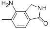 1H-Isoindol-1-one,  4-amino-2,3-dihydro-5-methyl-结构式