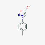 Structure of 3-(4-methylphenyl)-5-oxo-2,5-dihydro-1,2,3-oxadiazol-3-ium