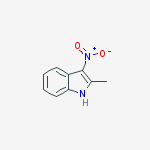 Structure of 2-methyl-3-nitro-1H-indole