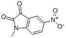 Chemical structure of 1-METHYL-5-NITRO-ISATIN