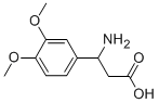 Structure of 3-AMINO-3-(3,4-DIMETHOXY-PHENYL)-PROPIONIC ACID