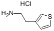 Structure of 3-AMINOETHYLTHIOPHENE HCL