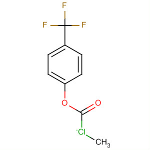 Structure of Carbonochloridic acid, 4-(trifluoromethyl)phenyl ester