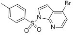 Structure of 4-BROMO-1-[(4-METHYLPHENYL)SULFONYL]-1H-PYRROLO[2,3-B]PYRIDINE