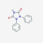 Structure of 1,2-diphenyl-1,2,4-triazolidine-3,5-dione
