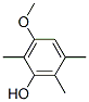 Structure of 3-methoxy-2,5,6-trimethyl-phenol