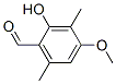 2-Hydroxy-4-methoxy-3,6-dimethylbenzaldehyde结构式