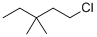 1-CHLORO-3,3-DIMETHYLPENTANE结构式