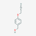 Benzenemethanol, 4-(2-propynyloxy)-结构式