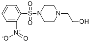 2-{4-[(2-nitrophenyl)sulfonyl]piperazin-1-yl}ethanol结构式
