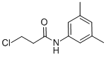 Structure of 3-chloro-N-(3,5-dimethylphenyl)propanamide