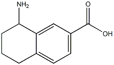 Structure of 2-NAPHTHALENECARBOXYLIC ACID 8-AMINO-5,6,7,8-TETRAHYDRO-