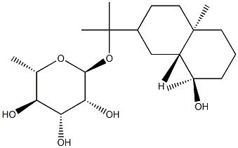 Structure of CryptoMeridiol 11-rhaMnoside