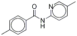 Structure of 4-Methyl-N-(5-methyl-2-pyridinyl)benzamide (Zolpidem Impurity)