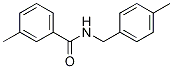 Structure of 3-methyl-N-(4-methylbenzyl)benzamide