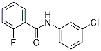 Structure of N-(3-chloro-2-methylphenyl)-2-fluorobenzamide