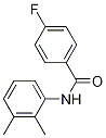 N-(2,3-二甲基苯基)-4-氟苯甲酰胺结构式