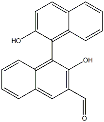 Structure of R-2,2'-dihydroxy-[1,1'-Binaphthalene]-3-carboxaldehyde