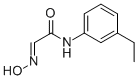 Structure of N-((3-ETHYLPHENYL)-2-HYDROXYIMINO)-ACETAMIDE