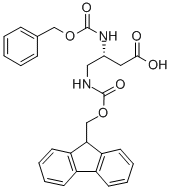 Structure of (BETA)-Z-(GAMMA)-FMOC-L-3,4-DIAMINO-