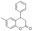 (4S)-6-甲基-4-苯基色满-2-酮结构式