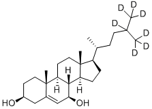 Structure of 7BETA-HYDROXYCHOLESTEROL-25,26,26,26,27,27,27-D7