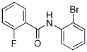 N-(2-溴苯基)-2-氟苯甲酰胺结构式