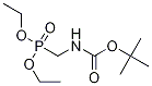 Diethyl(Boc-Aminomethyl)Phosphonate结构式