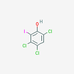 6-Iodo-2,4,5-trichlorophenol结构式