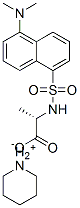 Structure of DANSYL-L-ALANINE PIPERIDINIUM SALT