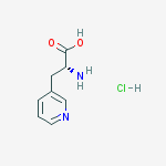 (R)-2-AMino-3-(pyridin-3-yl)propanoic acid hydrochloride结构式