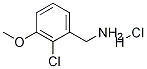 (2-chloro-3-methoxyphenyl)methanamine;hydrochloride结构式