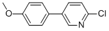 Structure of 2-chloro-5-(4-methoxyphenyl)pyridine