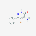 Structure of 4-Amino-5-bromo-6-phenylpyridazin-3(2H)-one
