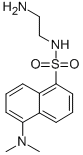 5-二甲氨基萘-1-(N-(2-氨基乙基))磺酰胺结构式