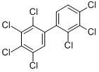 Structure of 2,2,3,3,4,4,5-HEPTACHLOROBIPHENYL