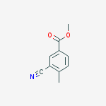 Structure of methyl 3-cyano-4-methylbenzoate