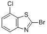 2-溴-7-氯-苯并噻唑结构式