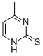 Structure of 4-methyl-2(1h)-pyrimidinethion