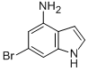 Structure of 4-AMINO-6-BROMOINDOLE
