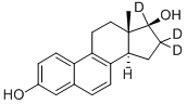Structure of 17BETA-DIHYDROEQUILIN-16,16,17-D3
