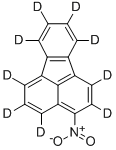 Structure of 3-NITROFLUORANTHENE-D9