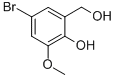 4-溴-2-(羟基甲基)-6-甲氧基苯酚结构式