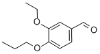 Chemical structure of 3-Ethoxy-4-propoxybenzaldehyde